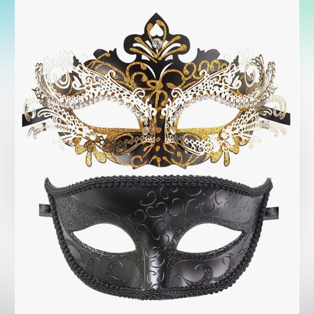Set of 2 Masquerade Masks